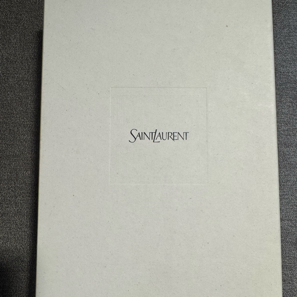 Saint Laurent Cream Shoe Box
